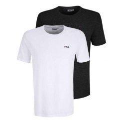 T-shirt Męski Brod 2pak. Białe t-shirty męskie Fila, m, bez wzorów, bez kołnierzyka. Za 179.99 zł.
