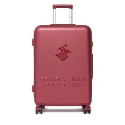Walizka średnia Beverly Hills Polo Club. Czerwone walizki Beverly Hills Polo Club, bez wzorów, średnie. Za 359.99 zł.