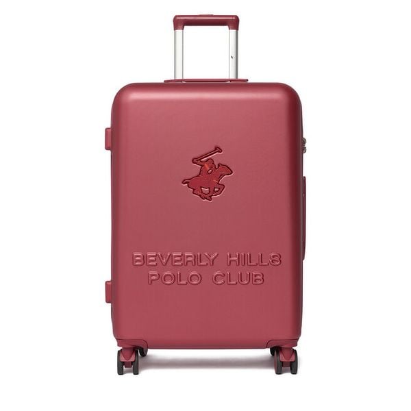Walizka średnia Beverly Hills Polo Club. Czerwone walizki Beverly Hills Polo Club, bez wzorów, średnie. Za 359.99 zł.