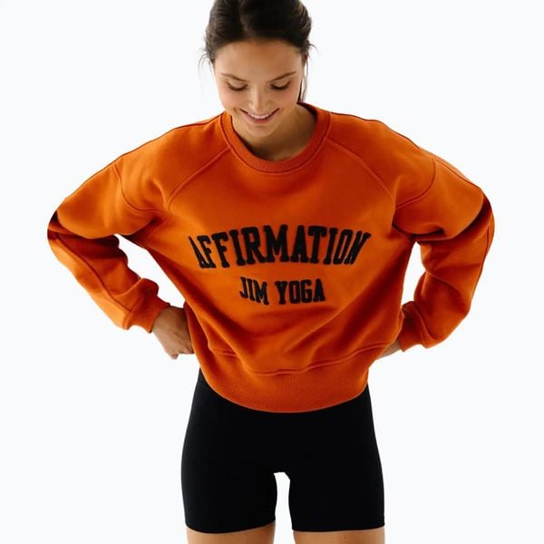 Bluza polarowa damska JoyInMe Classic Pullover. Brązowe bluzy bez kaptura damskie Joy in me, l, z bawełny. Za 479.99 zł.