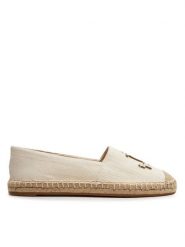 Lauren Ralph Lauren Espadryle 802920405006 Beżowy. Brązowe espadryle damskie Lauren Ralph Lauren, bez wzorów, z materiału, bez obcasa. Za 559.99 zł.