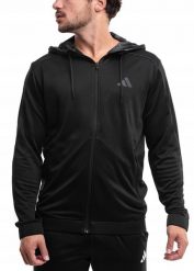 Bluza męska adidas SEA FZ HD. Czarne bluzy z kapturem męskie Adidas, m, z materiału. Za 215.99 zł.