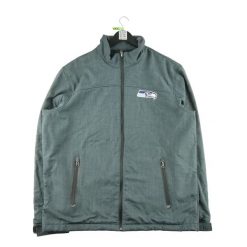 Second life - Męska kurtka NFL w kolorze granatowym - Stan bardzo dobry. Niebieskie kurtki treningowe męskie NFL, m, bez wzorów. Za 169.16 zł.