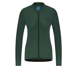 Damska koszulka z długim rękawem ELEMENT, zielony. Zielone bluzki sportowe damskie SHIMANO, s, z elastanu, bez kołnierzyka, bez ramiączek. Za 448.50 zł.