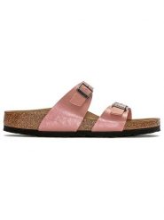 Birkenstock Klapki "Sydney" w kolorze jasnoróżowym rozmiar: 38. Różowe klapki damskie Birkenstock, bez wzorów, bez obcasa. Za 338.38 zł.