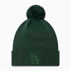 Czapka z daszkiem damska New Era Metallic Bobble Knit Beanie Los Angeles Dodgers. Zielone czapki z daszkiem damskie New Era, bez wzorów. Za 139.99 zł.
