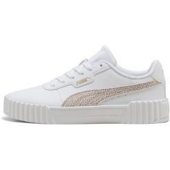 Buty sportowe damskie Puma Carina 3.0 Topcat. Białe obuwie treningowe damskie Puma, na fitness i siłownię. Za 390.00 zł.