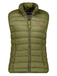 Geographical Norway Kamizelka pikowana "Vatikolor" w kolorze oliwkowym rozmiar: XXL. Zielone kamizelki damskie Geographical Norway, xxl. Za 104.89 zł.