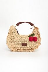 Torebka damska pleciona z rafii TWINSET. Torebki klasyczne damskie Twinset Milano, bez wzorów, bez dodatków. Za 1,079.00 zł.