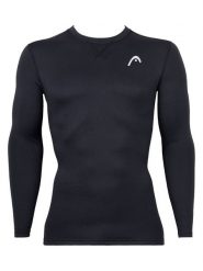 HEAD Podkoszulek termiczny w kolorze czarnym rozmiar: M. Czarne bielizna termoaktywna męska HEAD, m, bez wzorów, z materiału. Za 60.99 zł.