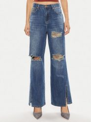 One Teaspoon Jeansy Billie 26277 Niebieski Straight Leg. Niebieskie jeansy damskie One Teaspoon. Za 469.99 zł.