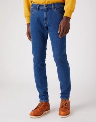 MĘSKIE SPODNIE WRANGLER BRYSON REVIVAL W14XJX26Y 112322676. Spodnie materiałowe męskie Wrangler, bez wzorów, z jeansu. Za 239.99 zł.