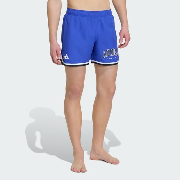SZORTY DO PŁYWANIA Z LOGO ADIDAS. Białe szorty sportowe męskie Adidas, l, z materiału, do koszykówki. Za 179.00 zł.