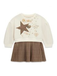 Guess Sukienka codzienna K6BK04 K5931 Kolorowy Regular Fit. Sukienki dziewczęce Guess, z aplikacjami, z bawełny, bez ramiączek. Za 264.99 zł.