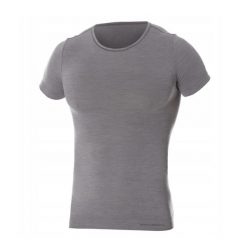 Koszulka męska z krótkim rękawem Brubeck Comfort Wool ciemnoszary XL LS1103M. Szare bielizna termoaktywna męska Brubeck, m, bez wzorów. Za 224.00 zł.