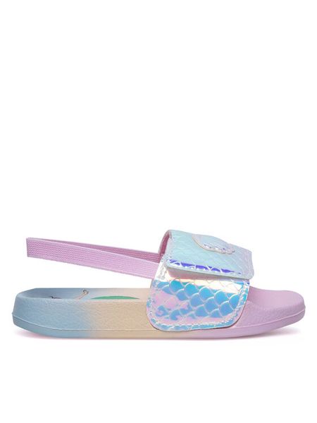 Princess Sandały SS24-115DPRN Różowy. Czerwone sandały dziewczęce princess, z syntetyku, bez zapięcia. Za 49.99 zł.