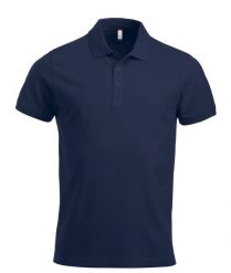 Clique Classic Lincoln S/S koszulka polo z bawełny dark navy. Niebieskie koszulki polo męskie CLIQUE, m, bez wzorów, z bawełny, bez ramiączek. Za 120.98 zł.