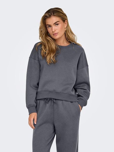 ONLY Bluza w kolorze granatowym rozmiar: XL. Niebieskie bluzy bez kaptura damskie Only, xl. Za 72.95 zł.