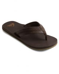 Sandały dla Mężczyzn CARVER NATURAL Brązowy. Brązowe sandały męskie Quiksilver, z gumy, bez zapięcia. Za 319.99 zł.