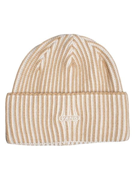 Vans Czapka beanie w kolorze beżowo-białym rozmiar: onesize. Białe czapki zimowe damskie Vans, z materiału. Za 69.99 zł.