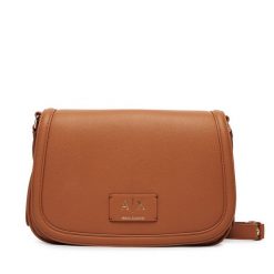 Torebka Armani Exchange. Brązowe torebki klasyczne damskie Armani Exchange, bez wzorów, bez dodatków. Za 629.99 zł.