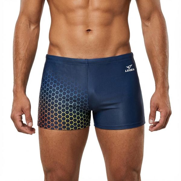 Oversize kąpielówki ARRAKIS niebieskie. Niebieskie kąpielówki męskie Legea, xl, bez wzorów, do pływania. Za 56.00 zł.
