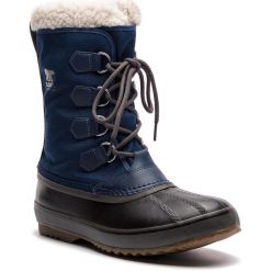 Śniegowce SOREL - 1964 Pac Nylon NM1440 Collegiate Navy/Carbon 465. Czarne buty zimowe męskie Sorel, z materiału, bez zapięcia. W wyprzedaży za 339.00 zł.