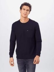 LEE MĘSKA BLUZA NEW POCKET SWS BLACK L82MWO01 112122111. Czarne bluzy bez kaptura męskie Lee, l. Za 239.99 zł.