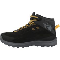 Buty turystyczne męskie The North Face tHe M Cragstone Leather Mid Wp. Czarne buty trekkingowe męskie The North Face, z materiału, za kostkę, bez zapięcia, trekkingowe. Za 926.00 zł.
