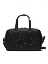 KARL LAGERFELD Torebka A4W30047 Czarny. Czarne torebki klasyczne damskie Karl Lagerfeld, bez wzorów, ze skóry, bez dodatków. Za 619.99 zł.