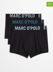Marc O´Polo Bodywear Bokserki (3 pary) w kolorze czarnym rozmiar: S. Czarne bokserki męskie bez wzorów. Za 114.95 zł.