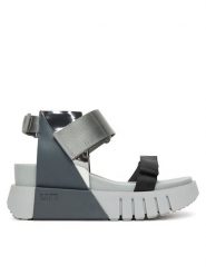 United Nude Sandały Delta Run 1041097716 Szary. Szare sandały damskie United Nude, bez wzorów, z materiału, bez obcasa, na koturnie. Za 1,049.00 zł.