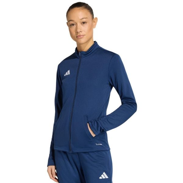 Bluza damska adidas Entrada 26 Track. Niebieskie bluzy bez kaptura damskie Adidas, z poliesteru. Za 121.99 zł.