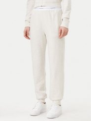 Calvin Klein Underwear Spodnie dresowe 000QS7271E Beżowy Regular Fit. Brązowe spodnie dresowe damskie Calvin Klein Underwear, xl, bez wzorów, z bawełny. Za 219.99 zł.