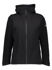 Jack Wolfskin Kurtka przeciwdeszczowa "Pack & Go" w kolorze czarnym rozmiar: XS. Czarne kurtki przeciwdeszczowe damskie Jack Wolfskin, xs, bez kaptura. Za 279.78 zł.