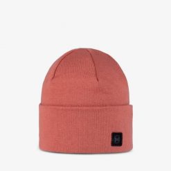 Czapka BUFF KNITTED BEANIE NIELS. Brązowe czapki męskie Buff, na zimę, bez wzorów, z dzianiny, retro. Za 94.99 zł.
