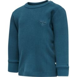 Koszulka z długim rękawem dla dziewczynki Hummel Sami. Niebieskie koszulki dziewczęce HUMMEL, bez wzorów, z bawełny, bez ramiączek. Za 129.50 zł.