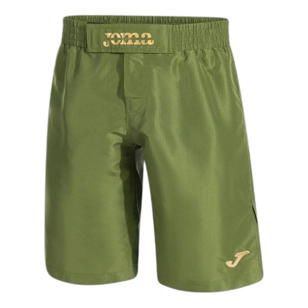 Szorty z elastycznym paskiem Joma Combat. Zielone szorty męskie Joma, l, z materiału, na fitness i siłownię. Za 113.50 zł.