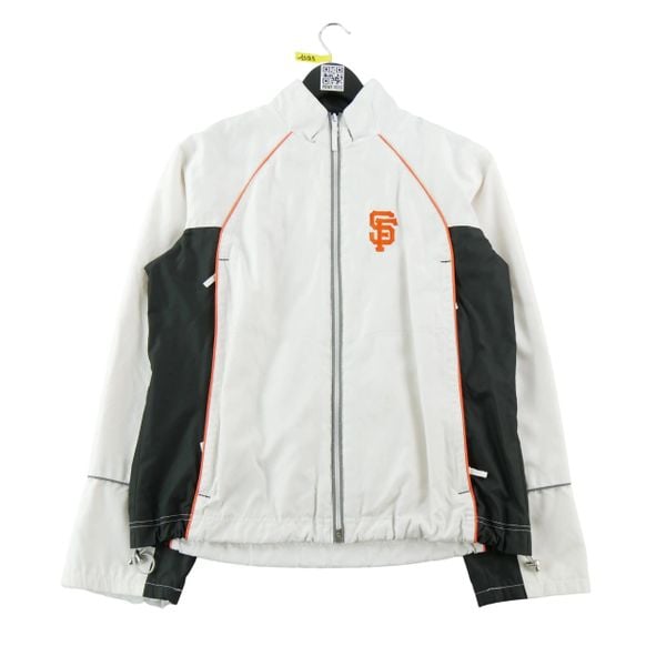 Second life - Kurtka damska MLB San Francisco Giants - Stan dobry. Białe kurtki damskie MAJOR LEAGUE BASEBALL, m, bez wzorów, bez kaptura. Za 168.96 zł.