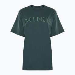 Koszulka damska Nike Sportswear Loose Graphic. Zielone bluzki sportowe damskie Nike, l, bez wzorów, bez ramiączek. Za 169.99 zł.