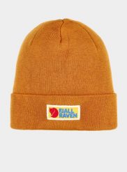 Czapka zimowa Fjallraven Vardag Classic Beanie - acorn. Żółte czapki męskie Fjällräven, na zimę, bez wzorów, z dzianiny, klasyczne. Za 137.49 zł.