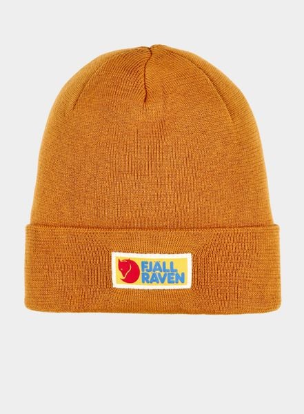 Czapka zimowa Fjallraven Vardag Classic Beanie - acorn. Żółte czapki męskie Fjällräven, na zimę, bez wzorów, z dzianiny, klasyczne. Za 137.49 zł.