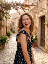 Wiskozowa sukienka maxi w kwiaty - wielobarwny. Sukienki damskie Sinsay, l, bez wzorów, z wiskozy, bez kołnierzyka, bez ramiączek, maxi. Za 49.99 zł.