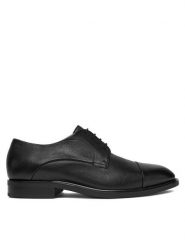 BOSS Półbuty P-Winslow 50549686 Czarny. Czarne buty wizytowe męskie Boss, ze skóry, bez zapięcia. Za 1,239.00 zł.