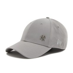 Czapka z daszkiem New Era. Szare czapki z daszkiem damskie New Era, bez wzorów. Za 79.99 zł.