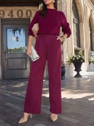 Milan Kiss Spodnie w kolorze fioletowym rozmiar: S. Różowe spodnie materiałowe damskie Milan Kiss, bez wzorów, z materiału. Za 195.77 zł.