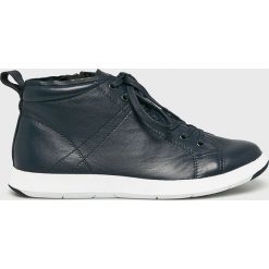 Caprice - Buty. Niebieskie buty sportowe na co dzień damskie Caprice, bez wzorów, z materiału. W wyprzedaży za 219.90 zł.