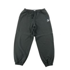 Second life - Spodnie dresowe męskie Puma Essentials Tapered Fit - Jak nowy. Czarne spodnie sportowe męskie Puma, z dresówki. Za 85.16 zł.