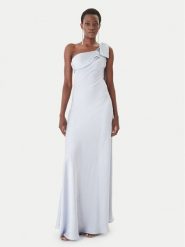 Eleh Sukienka wieczorowa SS260382 Błękitny Slim Fit. Niebieskie sukienki damskie Eleh, bez wzorów, z syntetyku, wizytowe, bez kołnierzyka, bez ramiączek. Za 833.99 zł.