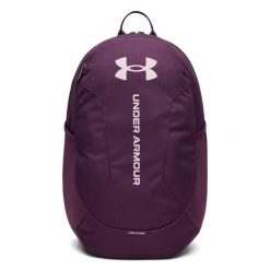 Plecak sportowy UA Hustle Lite Fioletowy Echo 26.5L. Czerwone plecaki damskie Under Armour, bez wzorów, z materiału, sportowe. Za 158.10 zł.